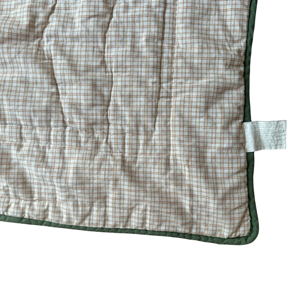 Noah’s Ark 33” x  44” Animal Appliqué Quilt Blanket – Colorful & Textured